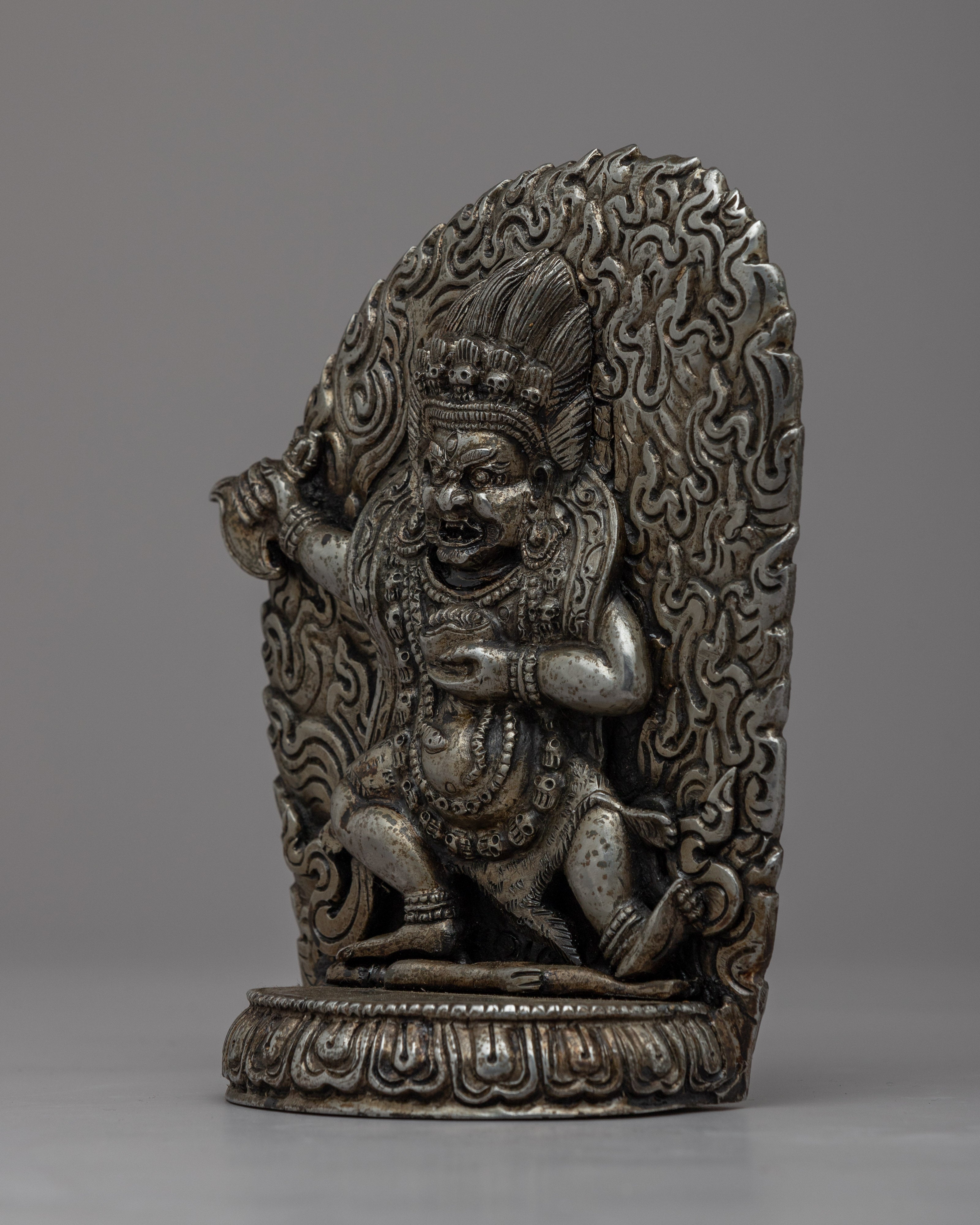 Bernagchen Mahakala Art Statue | Buddhist Iron Statue