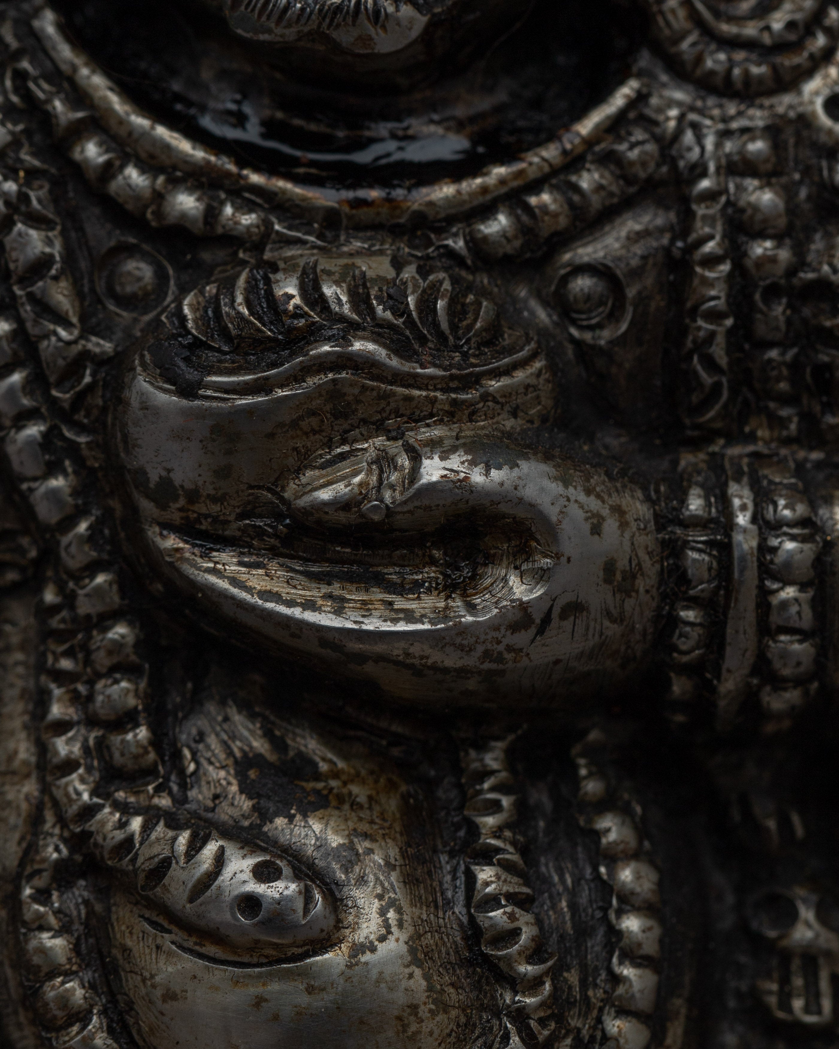 Bernagchen Mahakala Art Statue | Buddhist Iron Statue