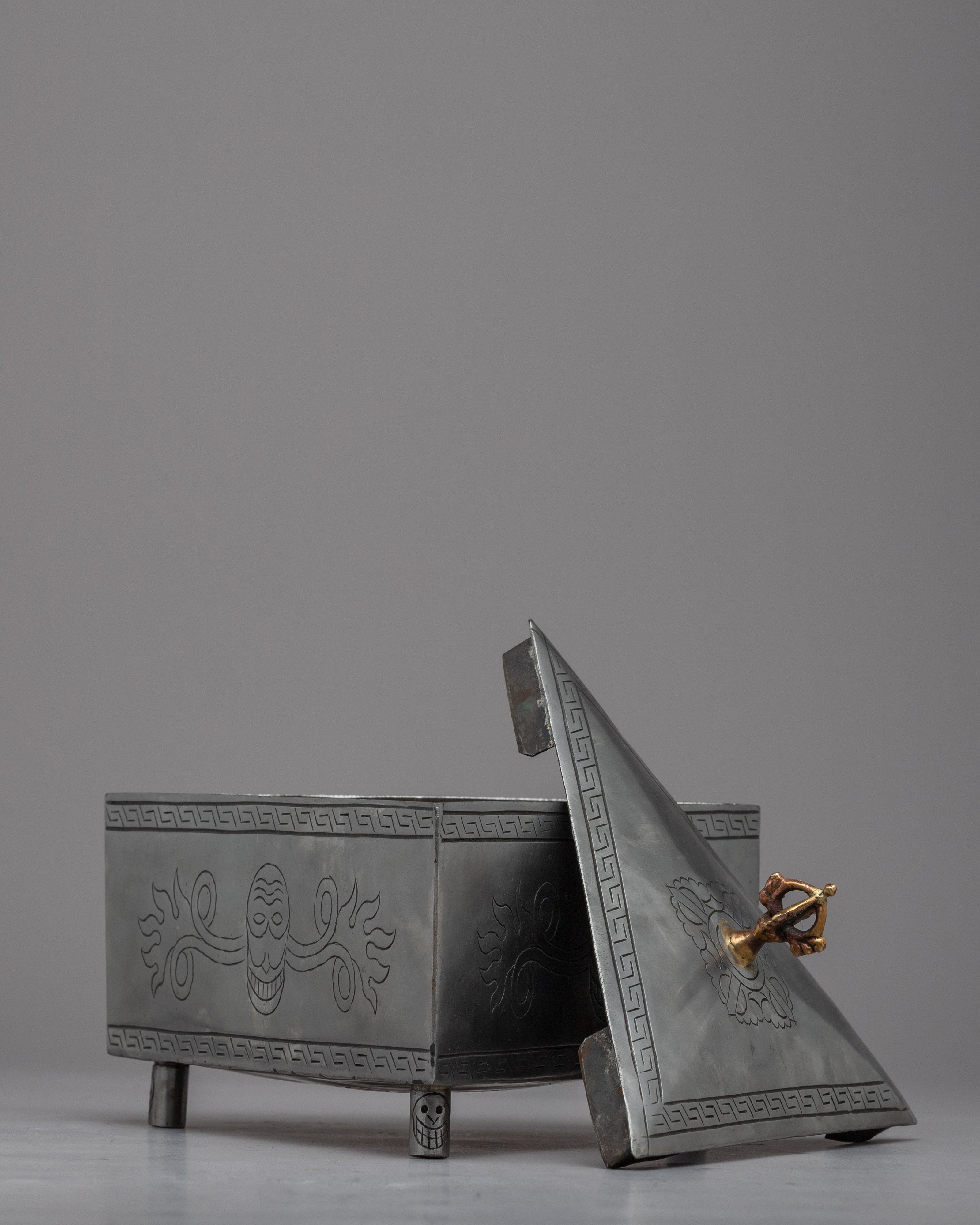 Handcrafted Metal Treasure Box | Treasure Chest of Beauty and Craftsmanship