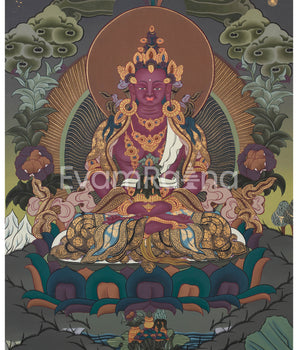 Amitayus Thangka Painting
