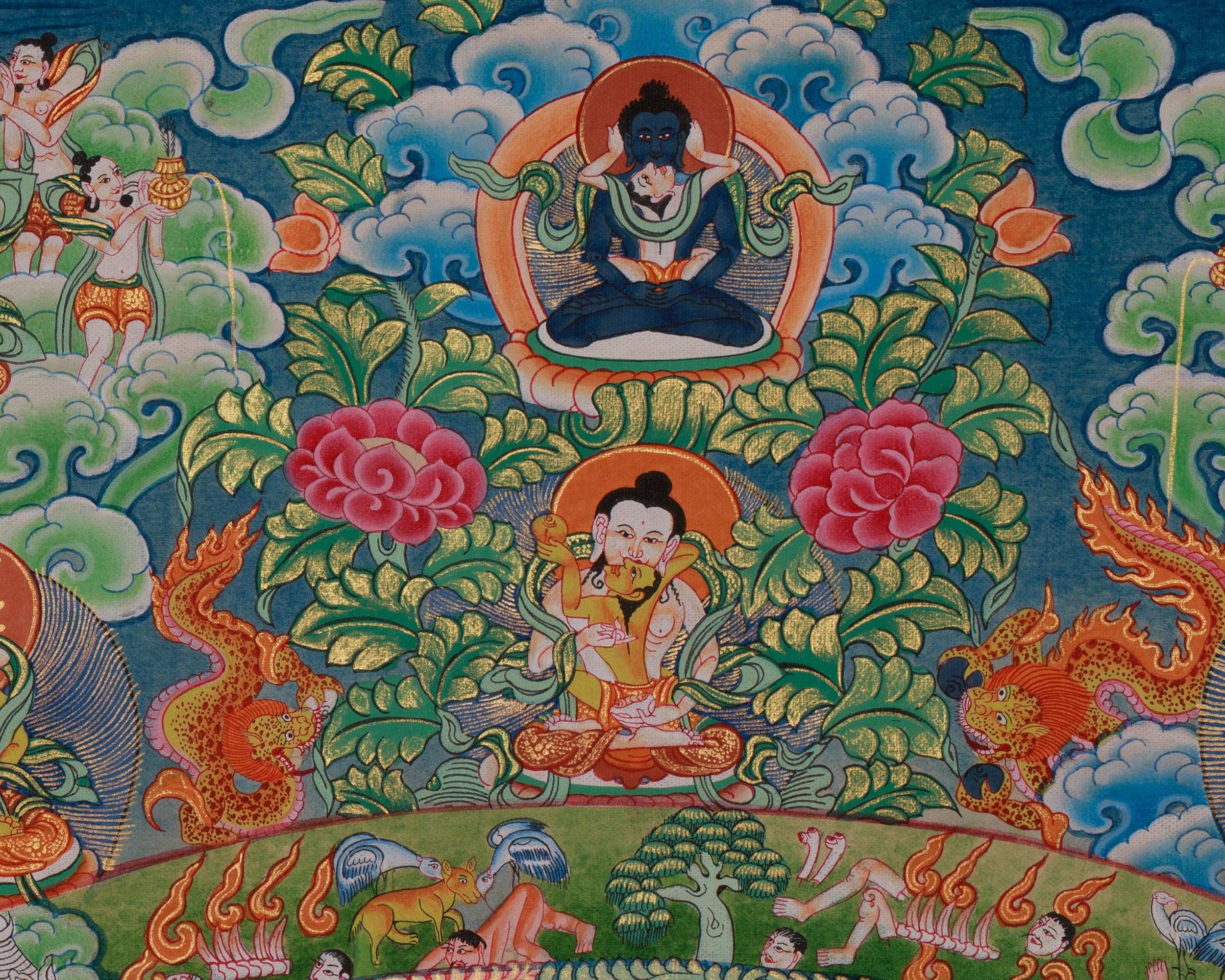 Himalayan 1000 Armed Chenrezig Thangka | Boundless Compassion