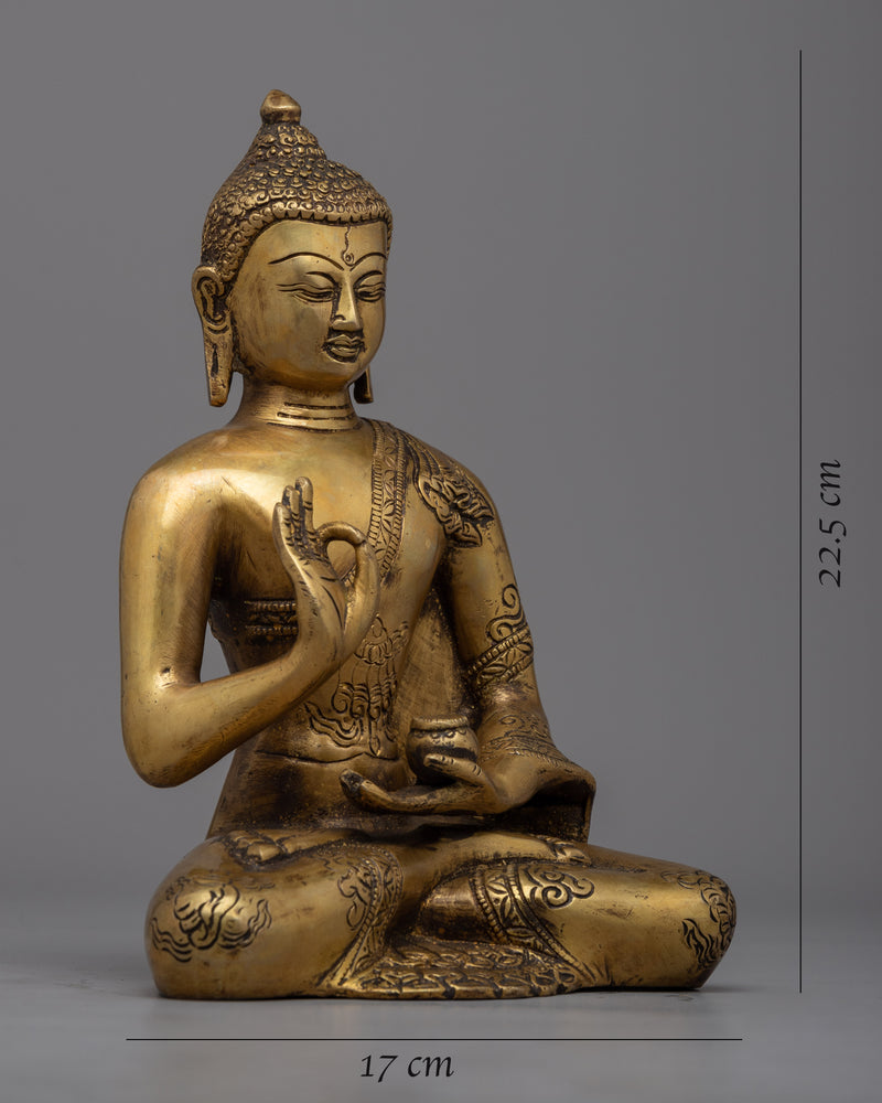 Tibetan Amoghasiddhi Buddha Statue | The Enlightened One of Fearless Accomplishment