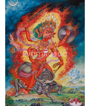 Goddess Varahi Thangka Print