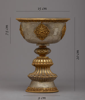 Traditional Copper Butter Lamp | Celebrating Spiritual Connection