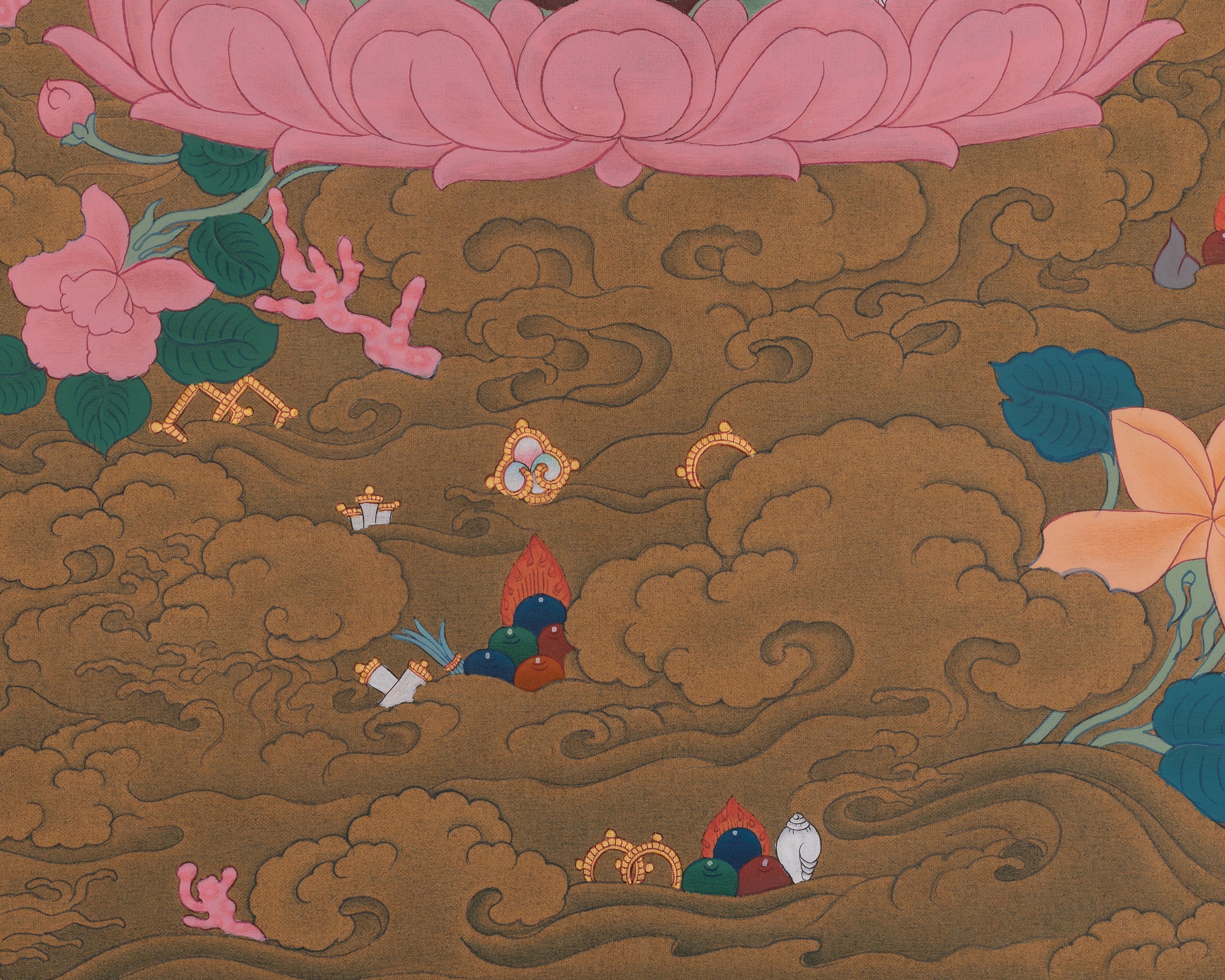 Chenrezig Compassion Buddha Art | Avalokiteshvara Thangka | Sacred Artwork
