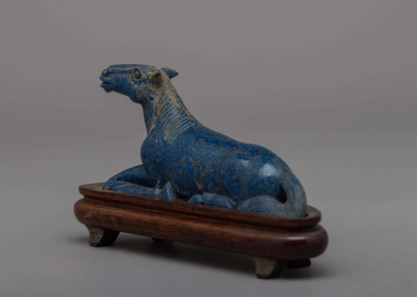 Lapis Lazuli Horse Statue | Elegant Home Decor and Spiritual Symbol