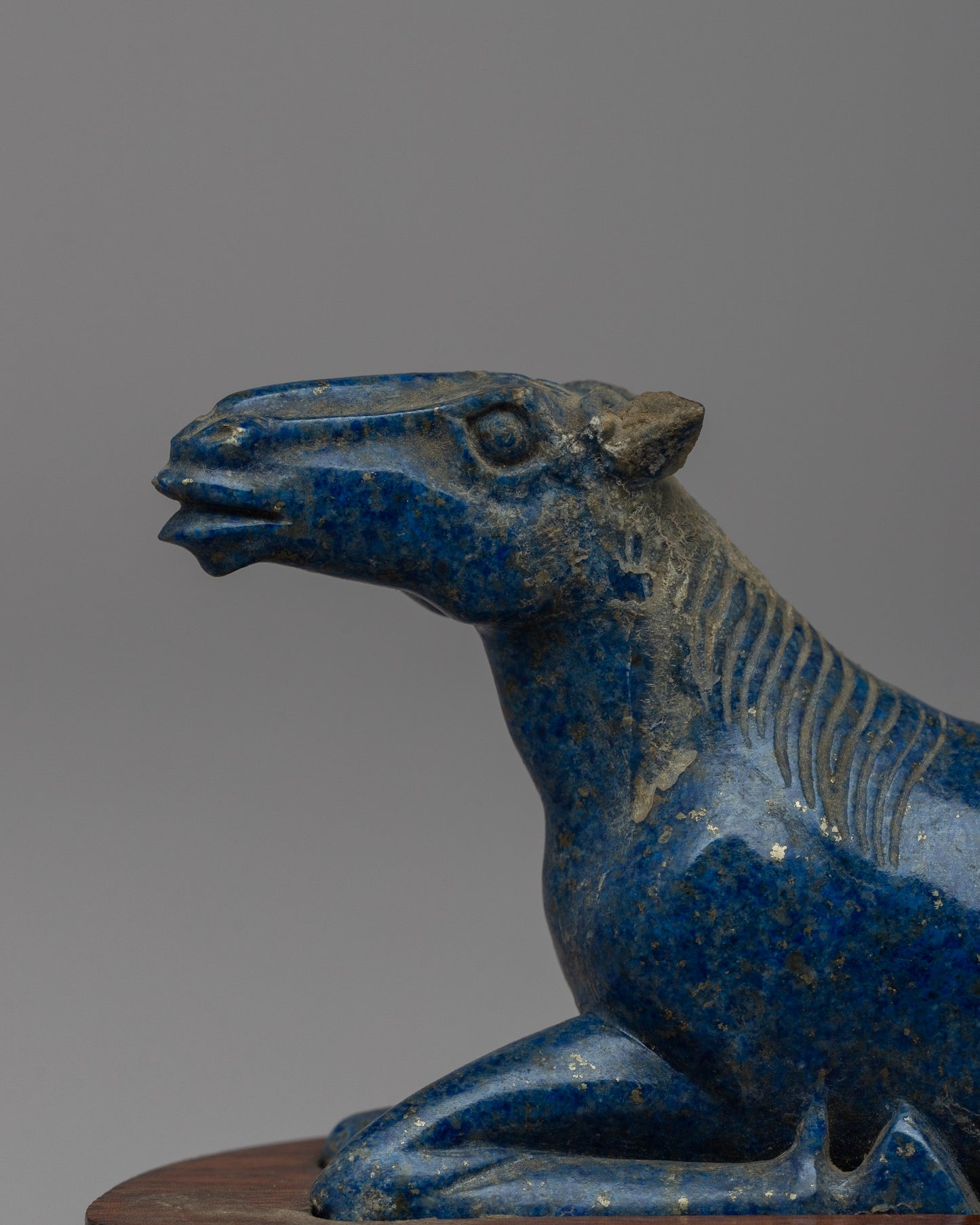 Lapis Lazuli Horse Statue | Elegant Home Decor and Spiritual Symbol