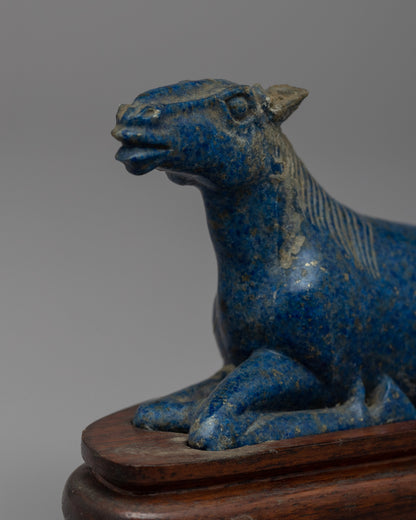 Lapis Lazuli Horse Statue | Elegant Home Decor and Spiritual Symbol