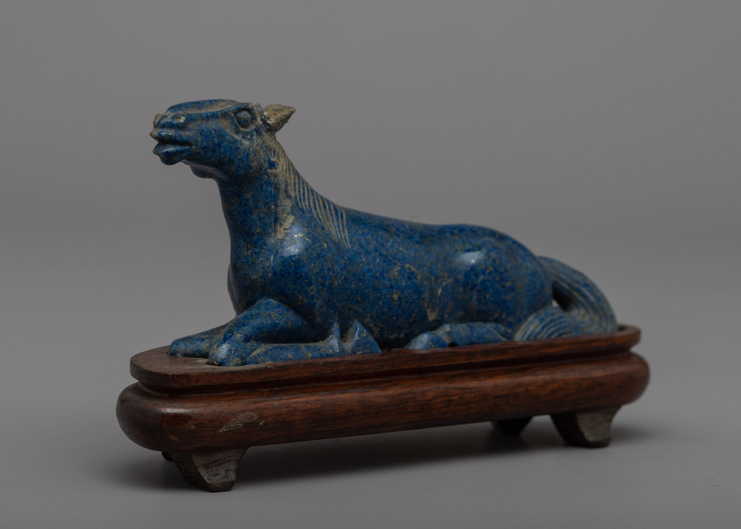 Lapis Lazuli Horse Statue | Elegant Home Decor and Spiritual Symbol