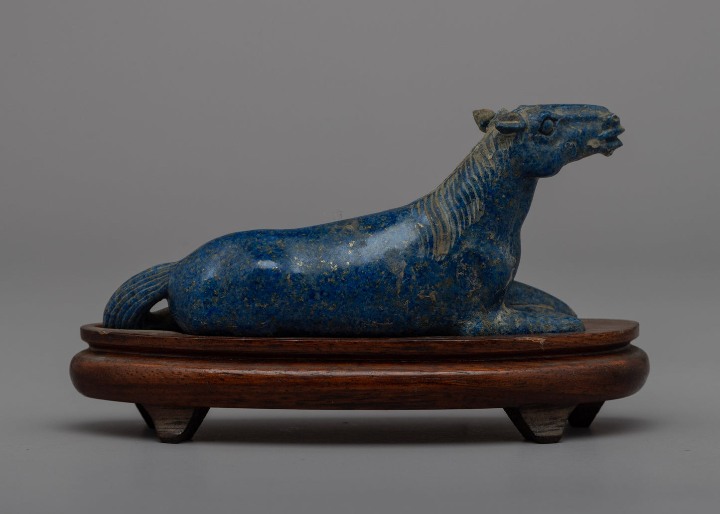 Lapis Lazuli Horse Statue | Elegant Home Decor and Spiritual Symbol