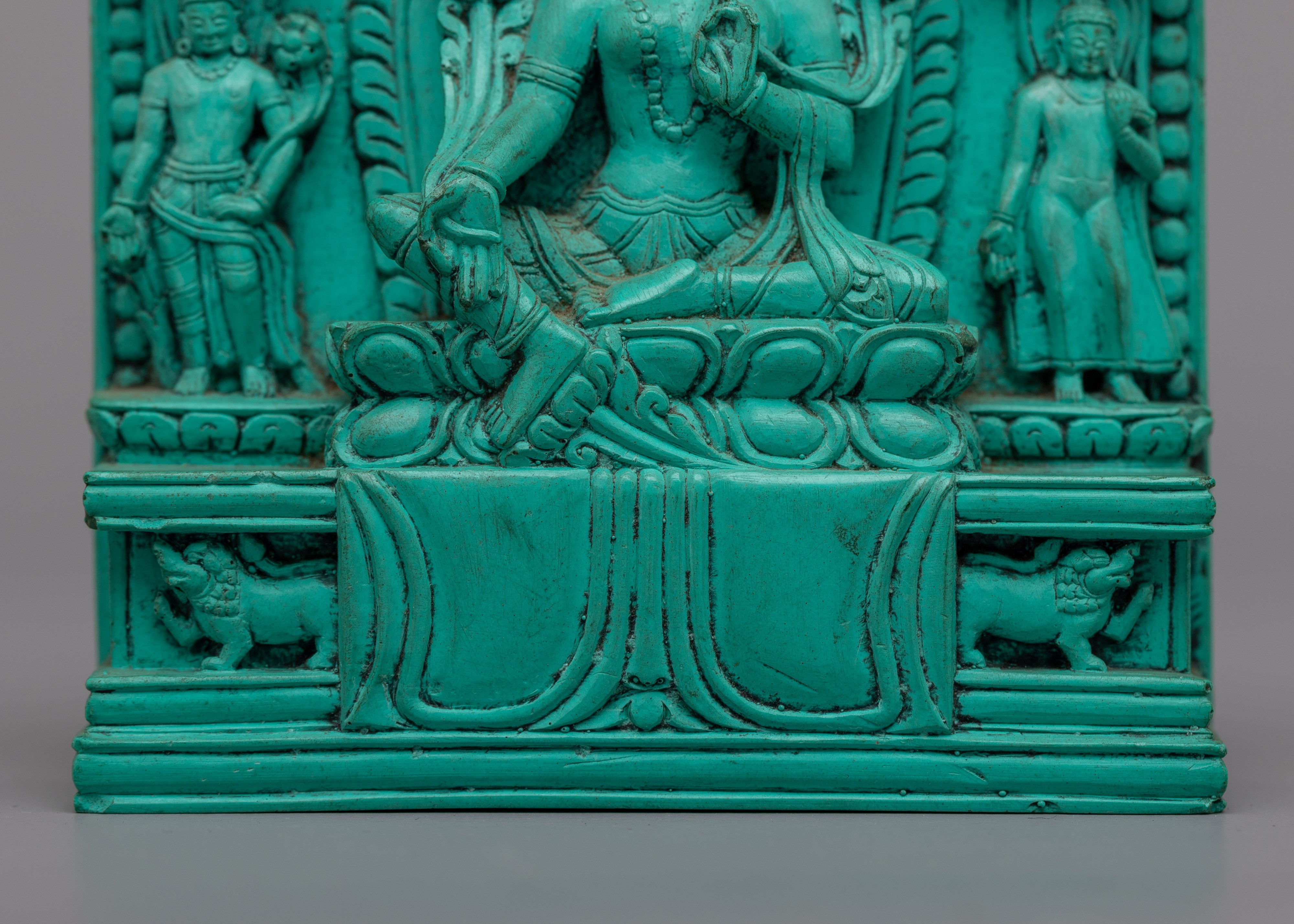 Mother Green Tara Buddha Statuette | Embrace of Compassion