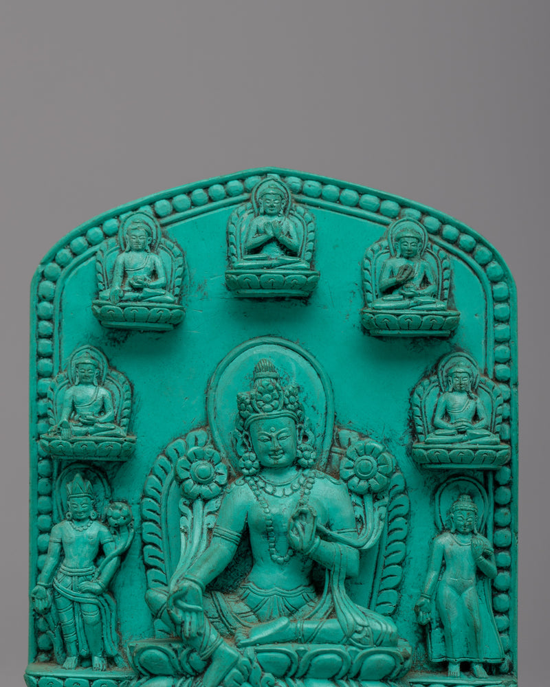 Mother Green Tara Buddha Statuette | Embrace of Compassion