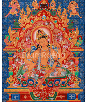 six-armed-vasudhara-thangka-print