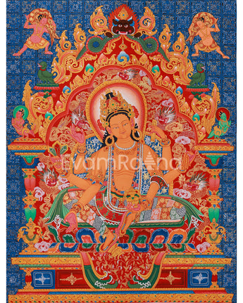 six-armed-vasudhara-thangka-print