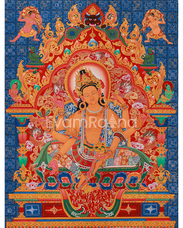 six-armed-vasudhara-thangka-print