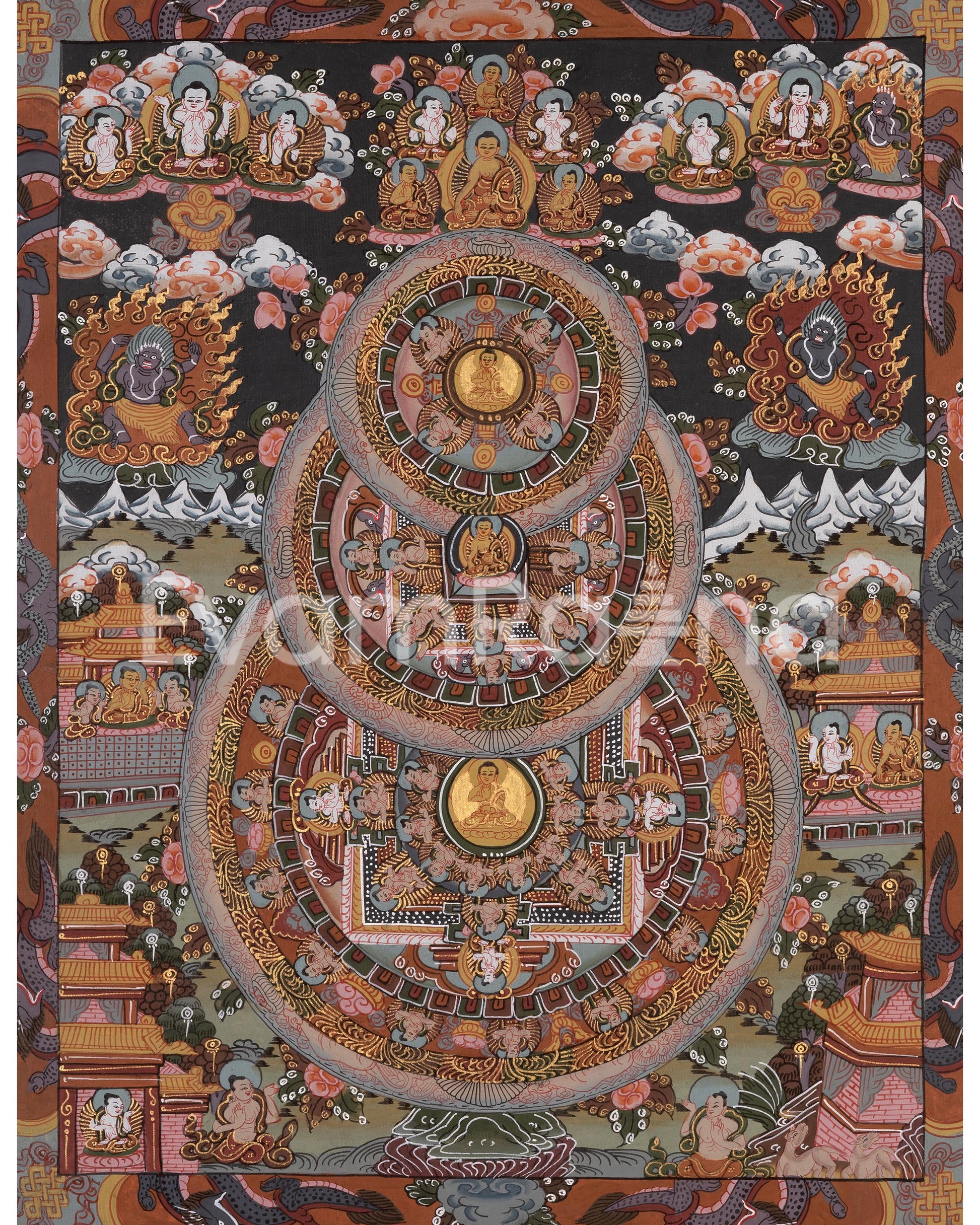Three Wheel Mandala