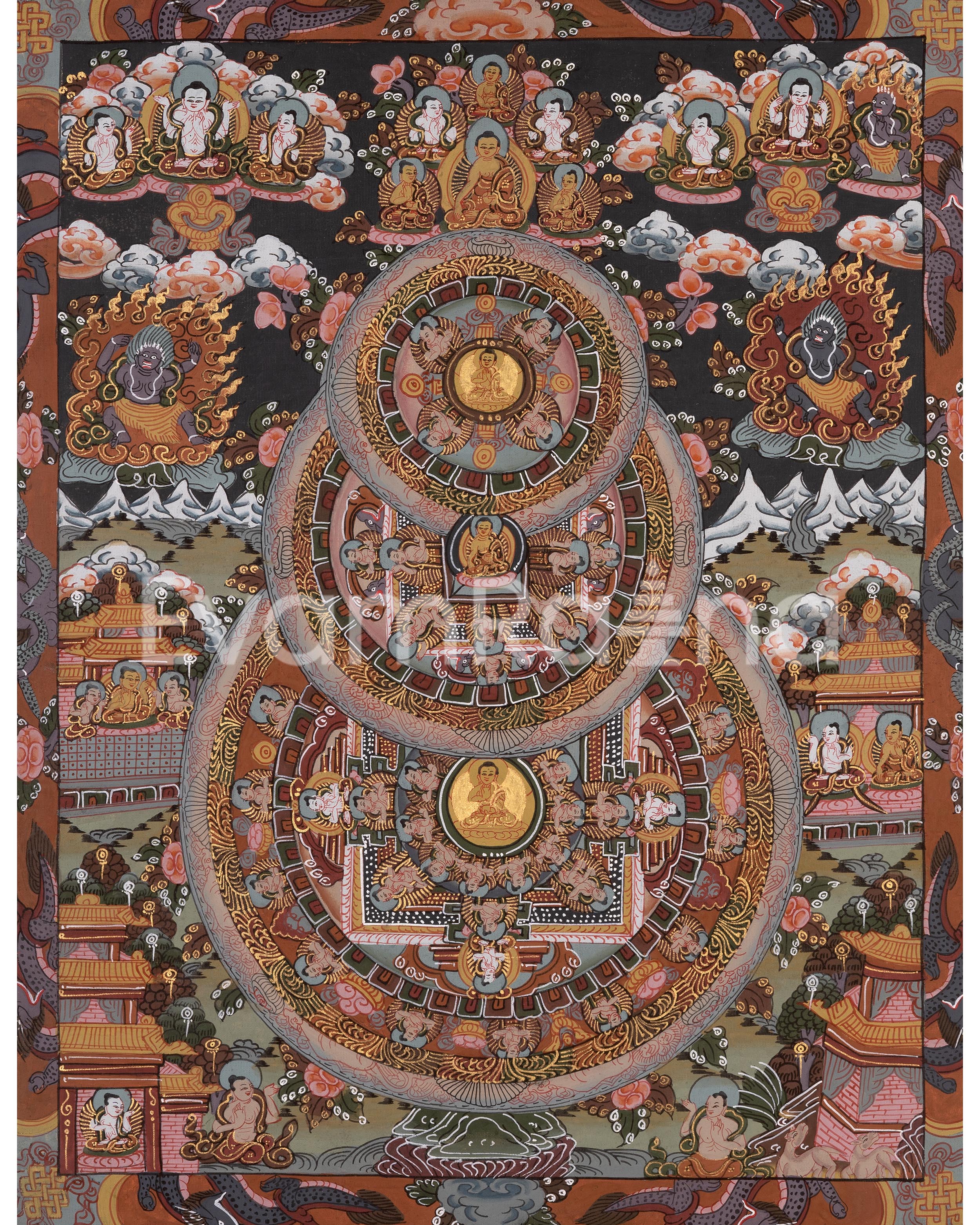 Three Wheel Mandala