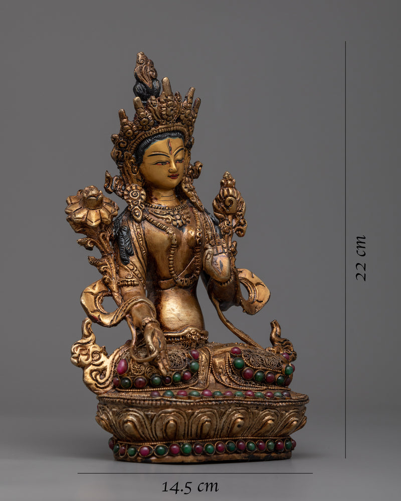 White Tara Buddhist Sculpture | Elegant and Timeless Art for Your Space