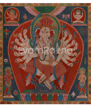 Four-Headed Dvija Ganapati