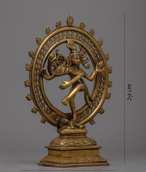Nataraja Brass Statue | Fusion of Artistry and Spiritual Significanc