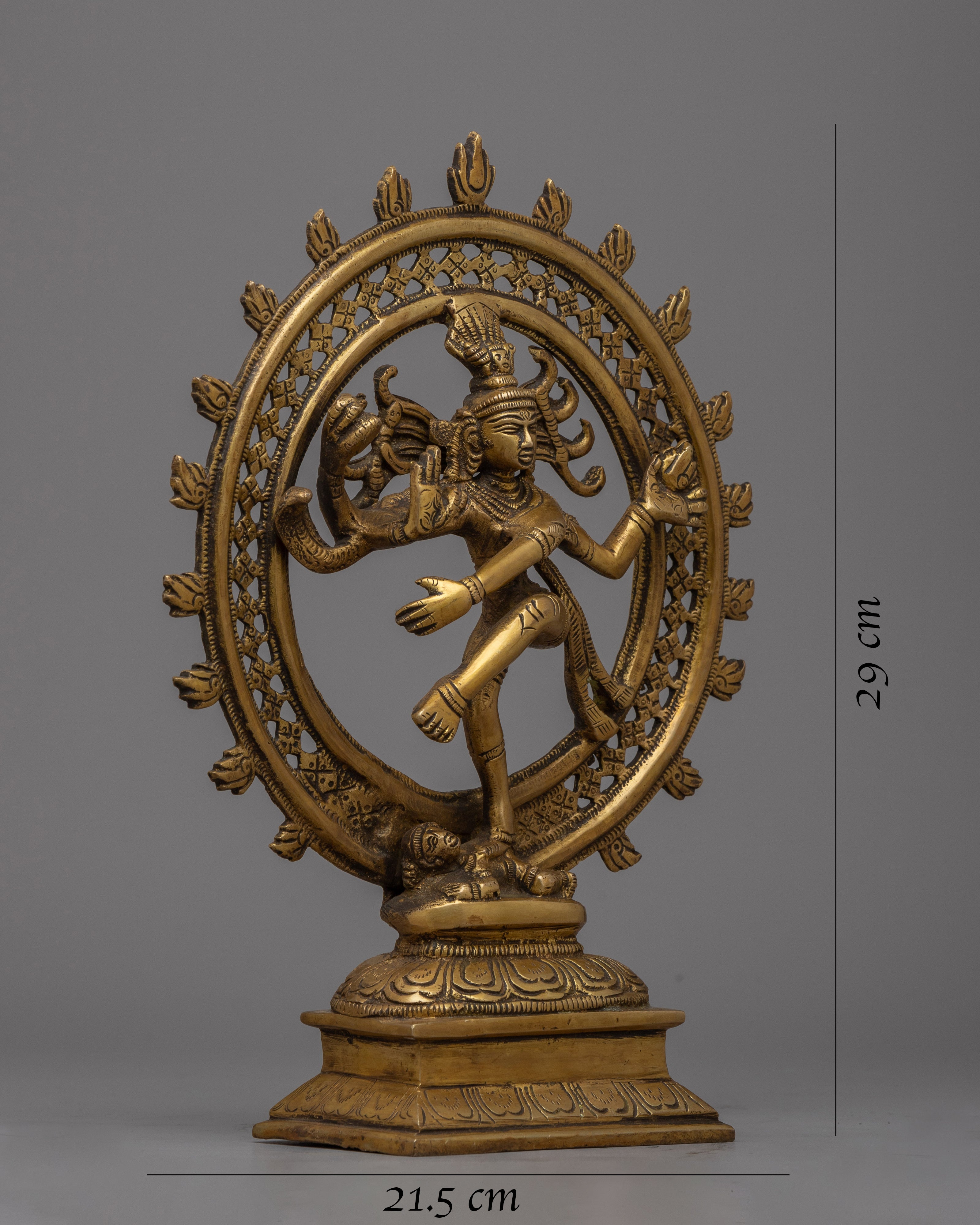 Nataraja Brass Statue | Fusion of Artistry and Spiritual Significanc