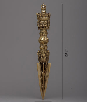 Handmade Brass Phurba | Embrace the Sacred Power of Transformation