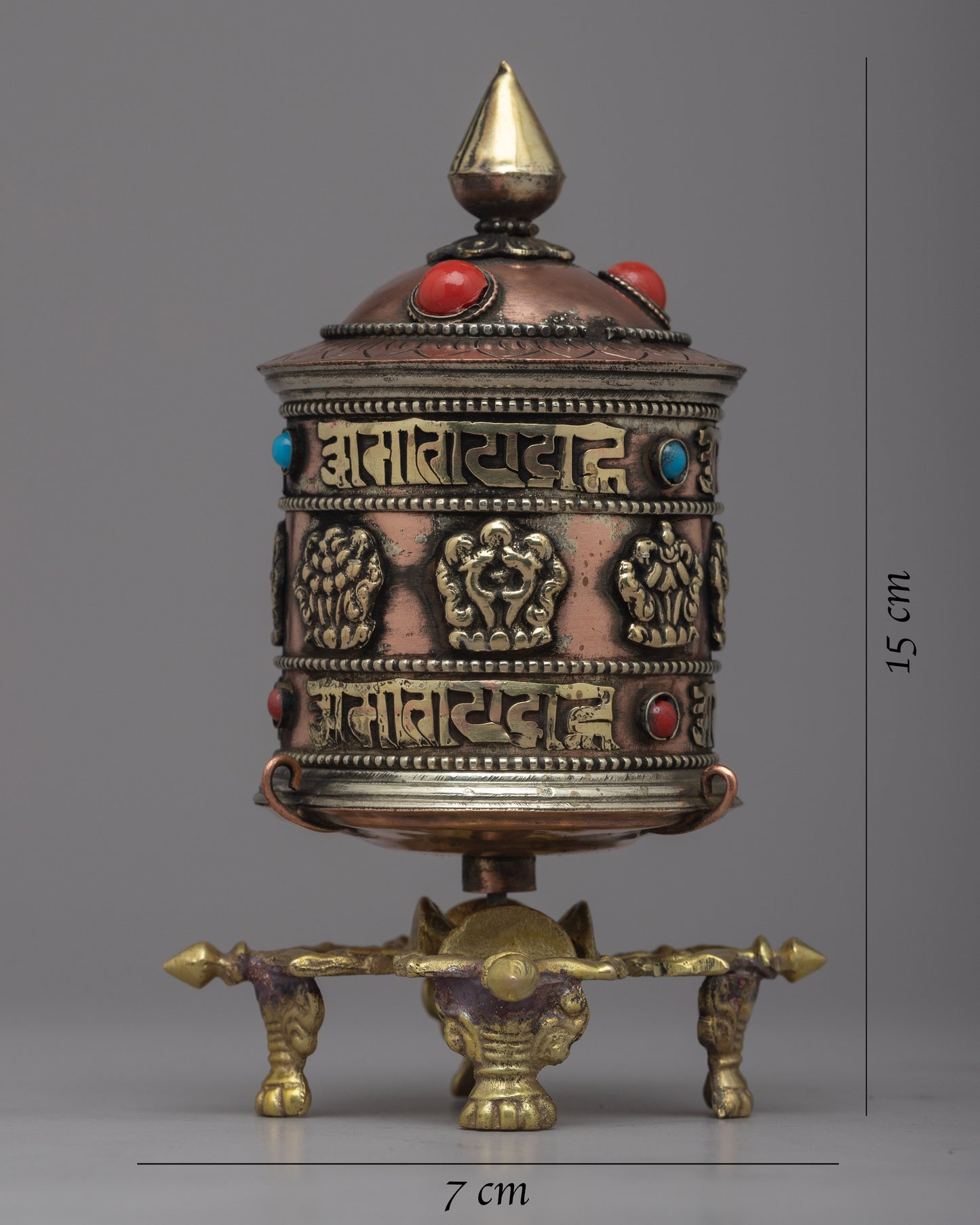 Mantra Prayer Wheel | Spinning Blessings and Positive Energy