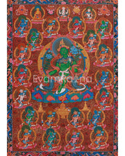 Divine 21 Taras Thangka Print