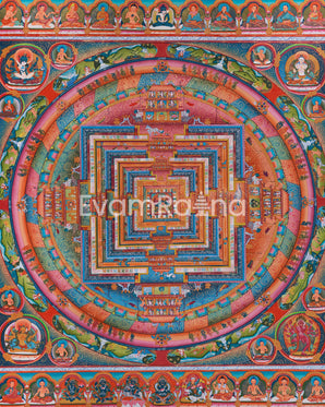 Sacred Chakrasamvara Mandala Canvas Print
