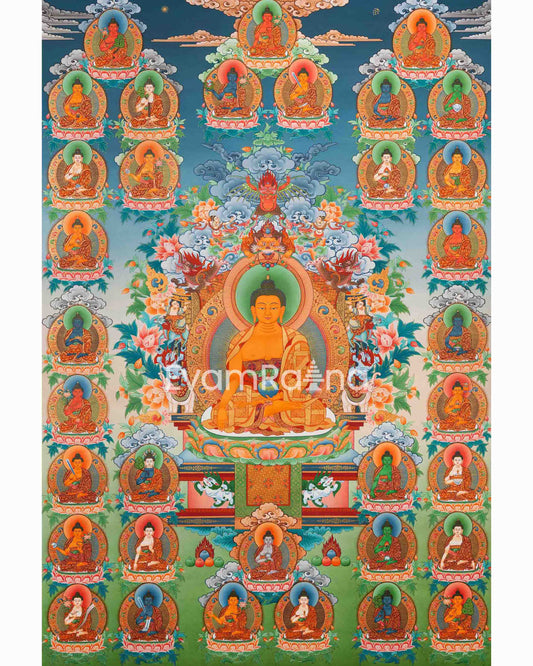 35 Buddhas Prints 