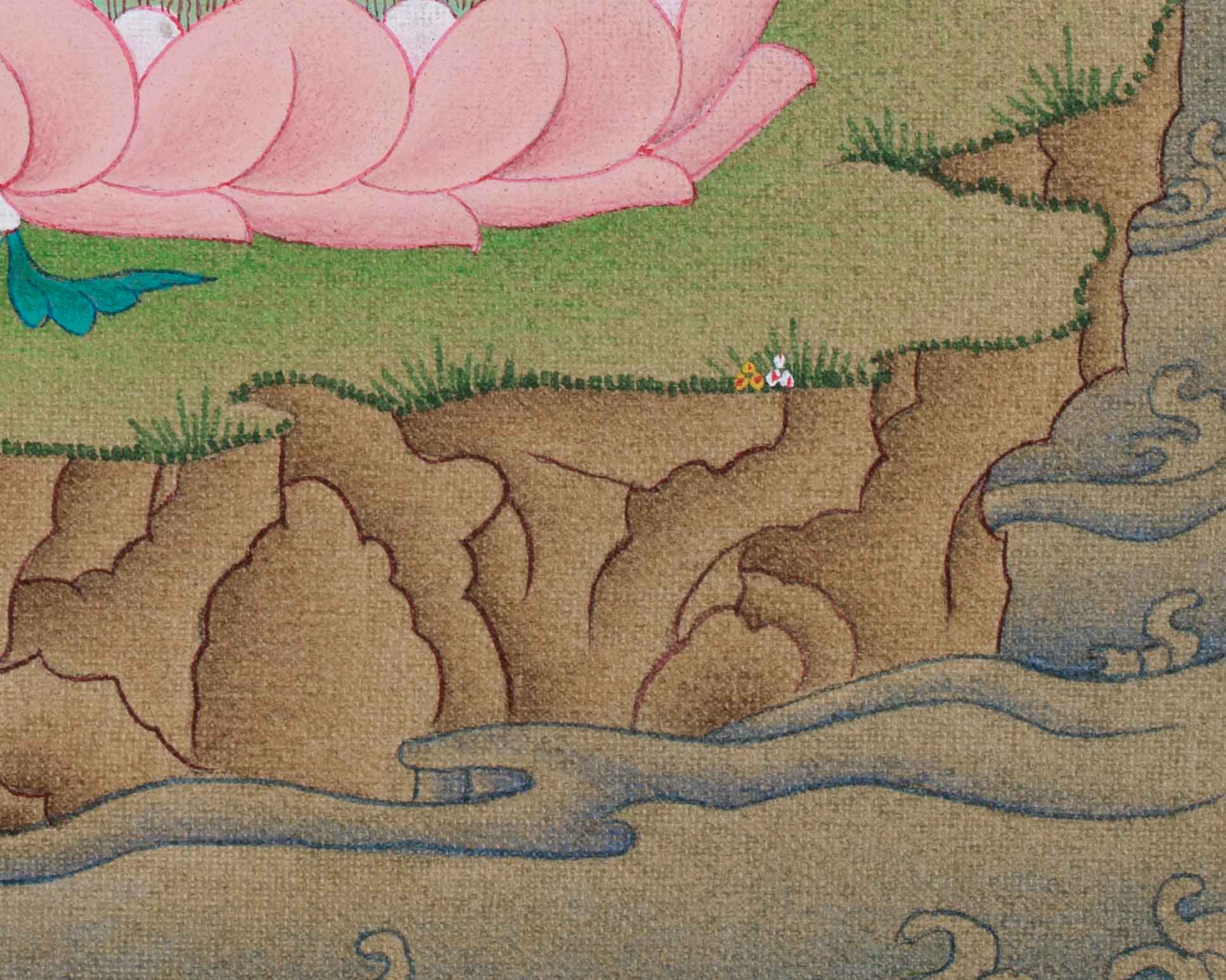 Tantric Red Tara Thangka | Goddess of Magnetism and Power