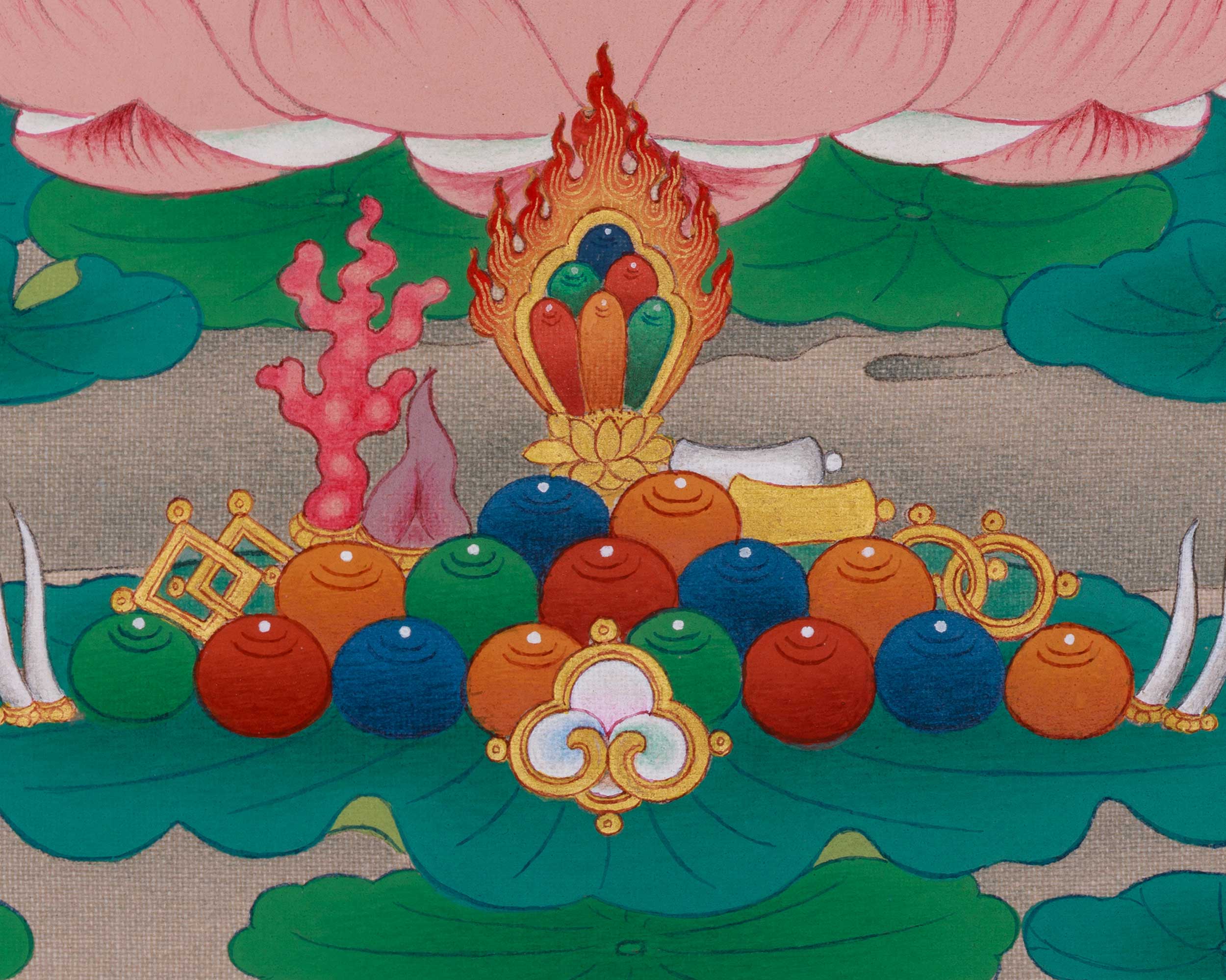 Dharma Teacher Shakyamuni Buddha Thangka | Buddha of Enlightenment
