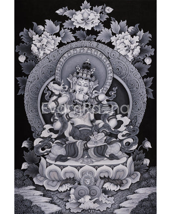 Vajrasattva with Consort Paubha Art