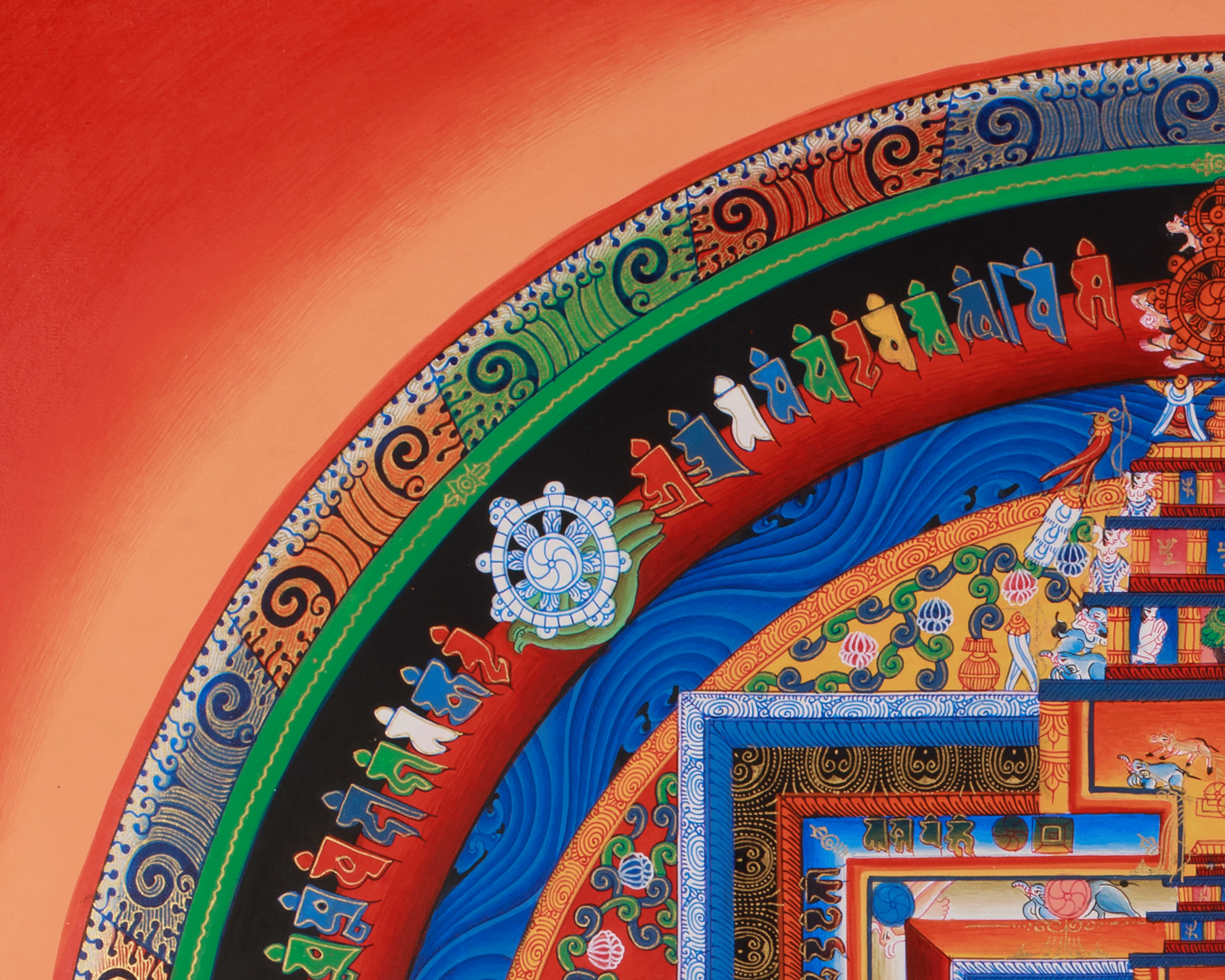Buddhist Art Of Kalachakra Mandala | Vajrayana Buddhism
