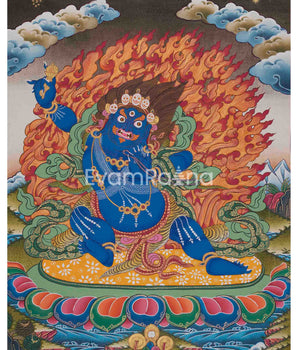Original Hand-Painted Vajrapani Thangka