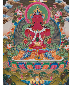 Genuine Hand-Painted Amitayus Buddha