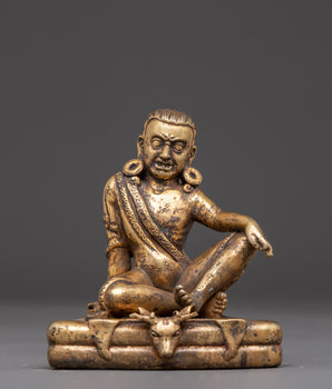 Handmade Milarepa Art, Tibetan Buddhist Yogi 