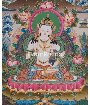 Vajrasattva Shakti Thangka