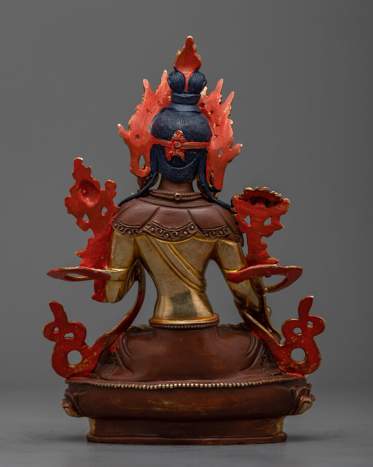 Beautiful Copper Statue of White Tara | Serene Illumination