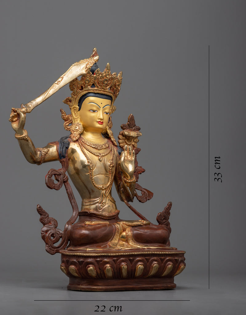 Manjushri Himalayan Art | Explore Wisdom with Our Manjushri Statue