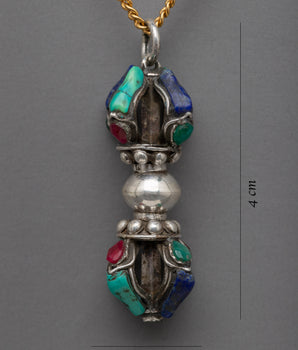 Tibetan Dorje Locket | Amulet Dorje Vajra Pendant