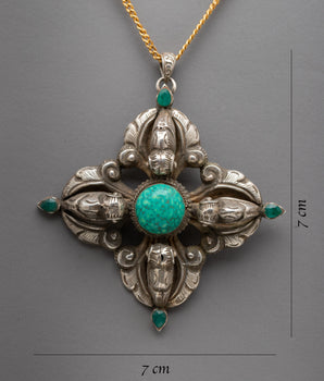Handcrafted Vajra Buddhist Pendant | Made In Nepal