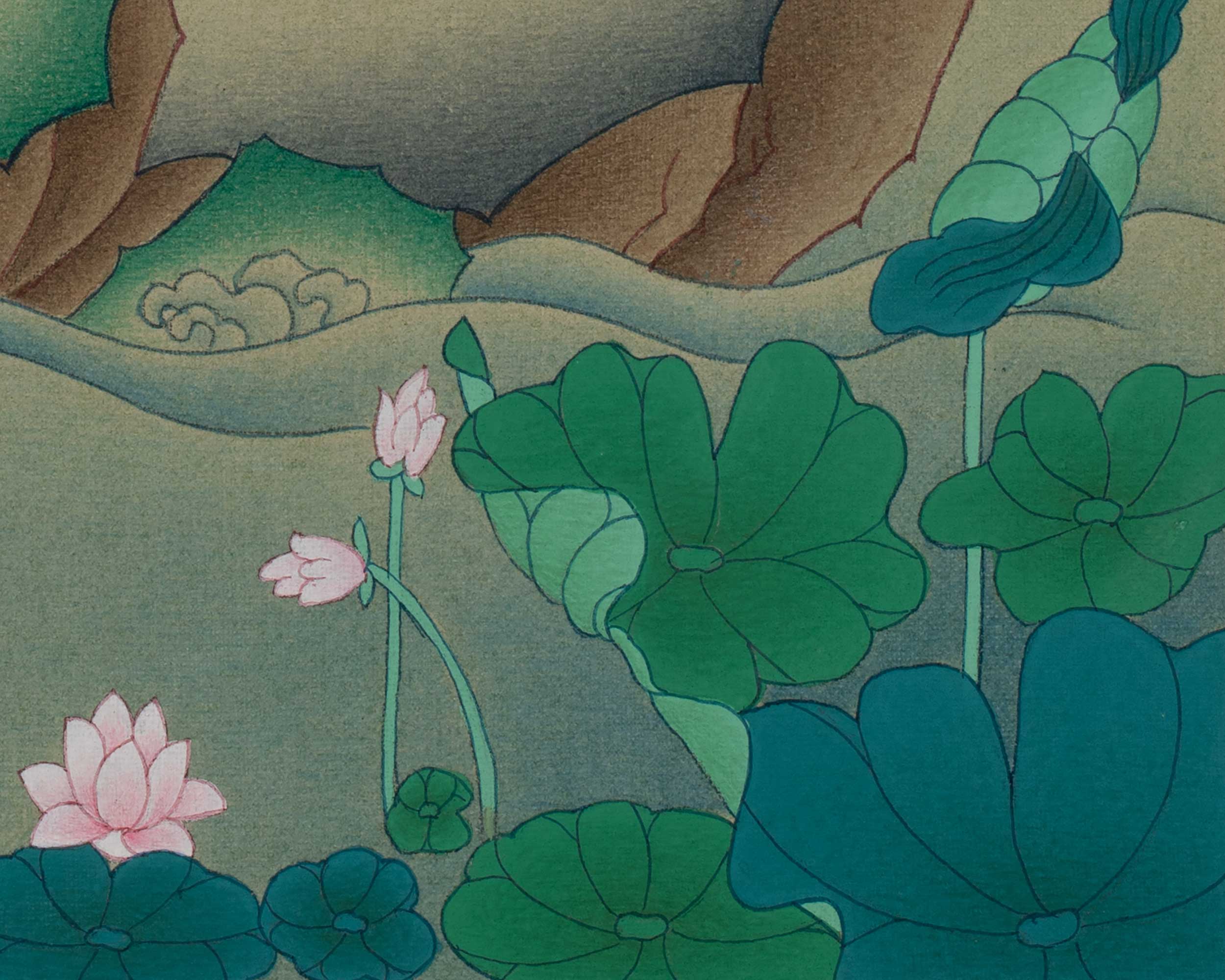 Green Tara Sacred Thangka | Mother of Liberation | Thangka Painting | Himalayan Art
