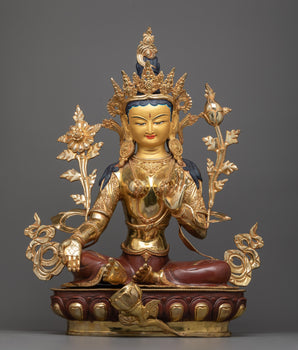 green-tara-altar-statue