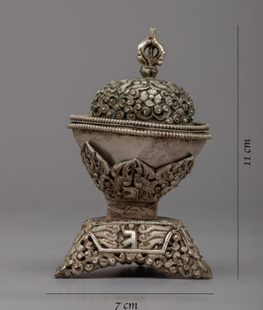 Kapala Tibetan Artwork | Unique and Spiritual Depiction of Ritual Skull Cup