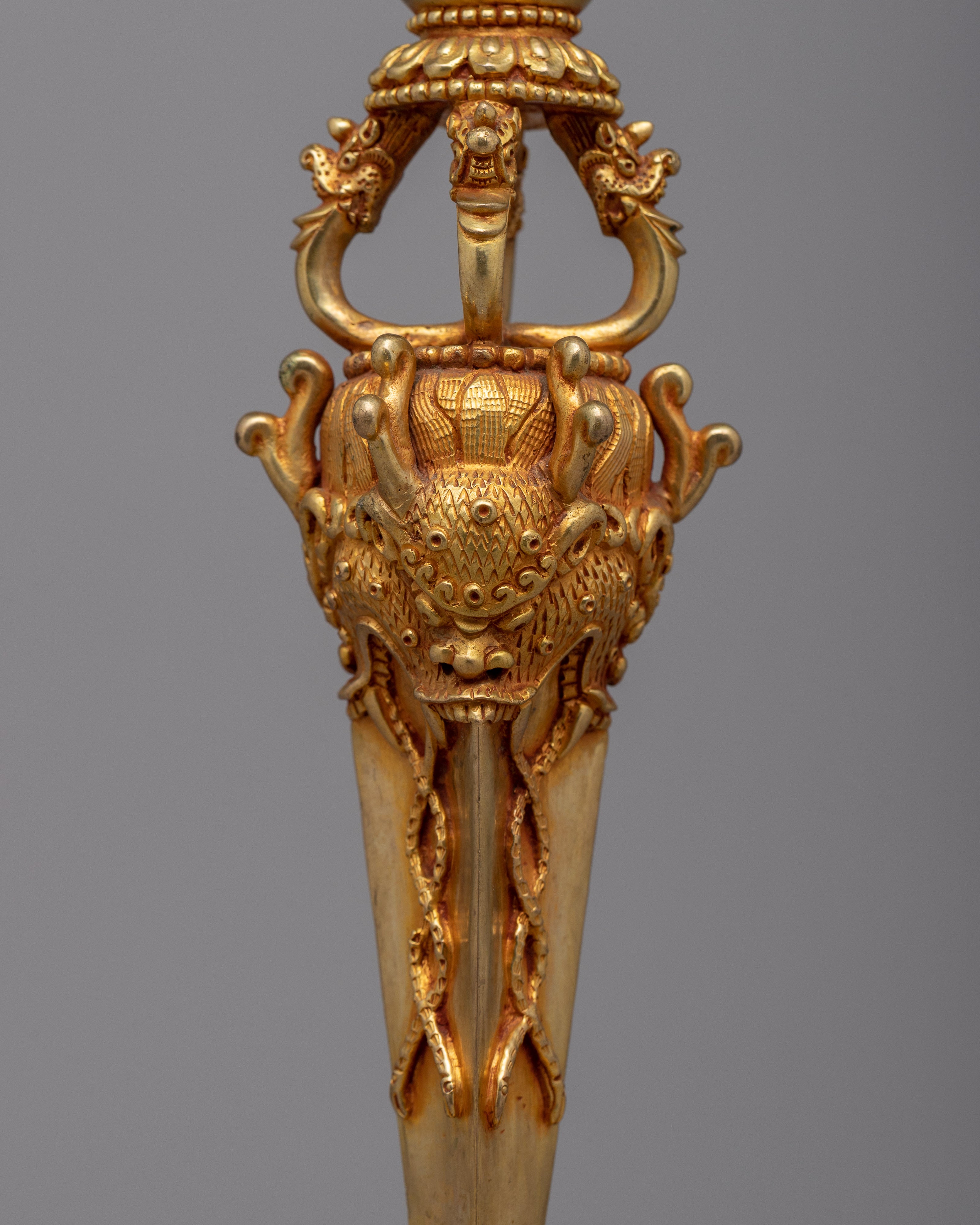 Tibetan Hayagriva Phurba Dagger | Powerful Devotional Object for Meditation