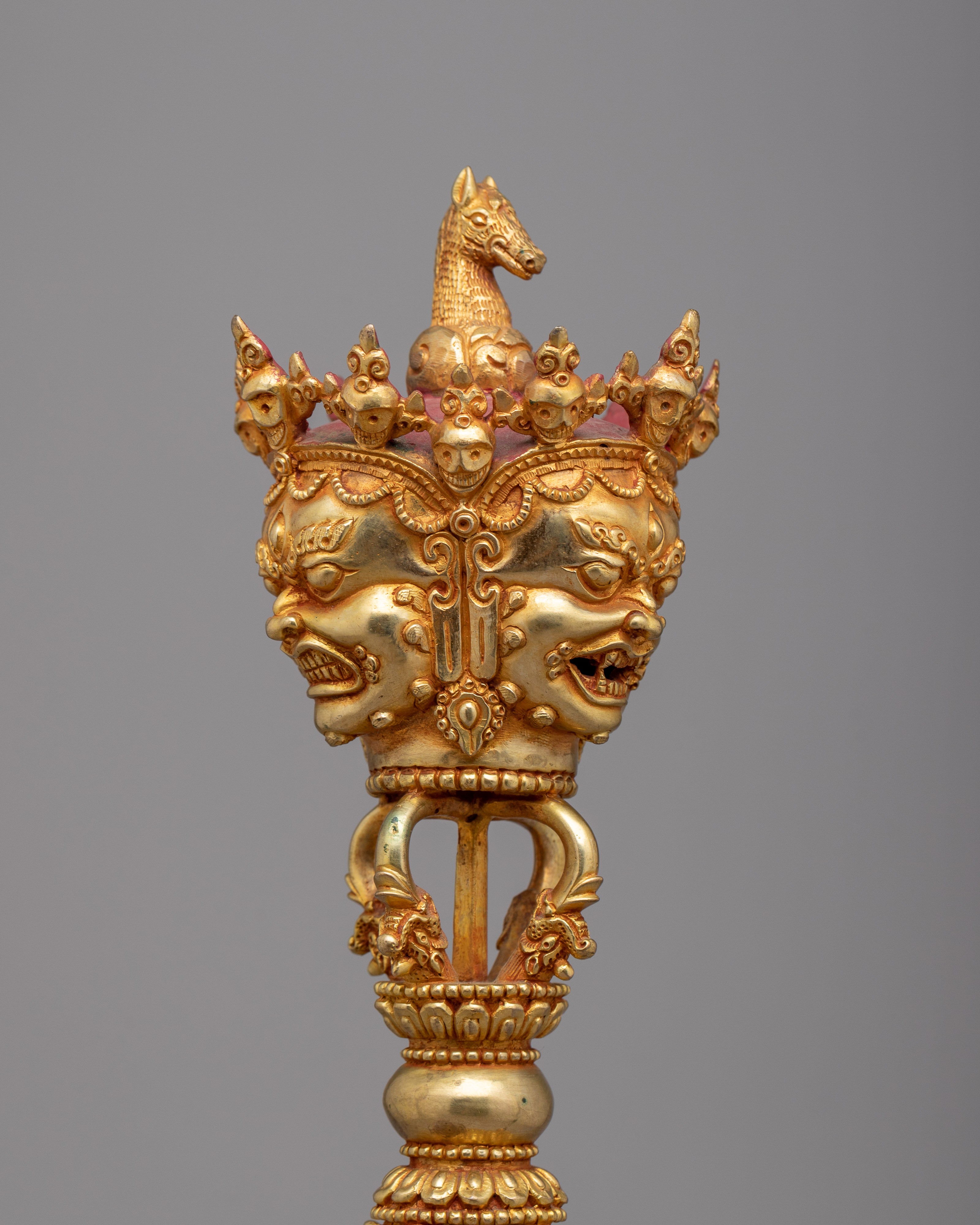 Tibetan Hayagriva Phurba Dagger | Powerful Devotional Object for Meditation