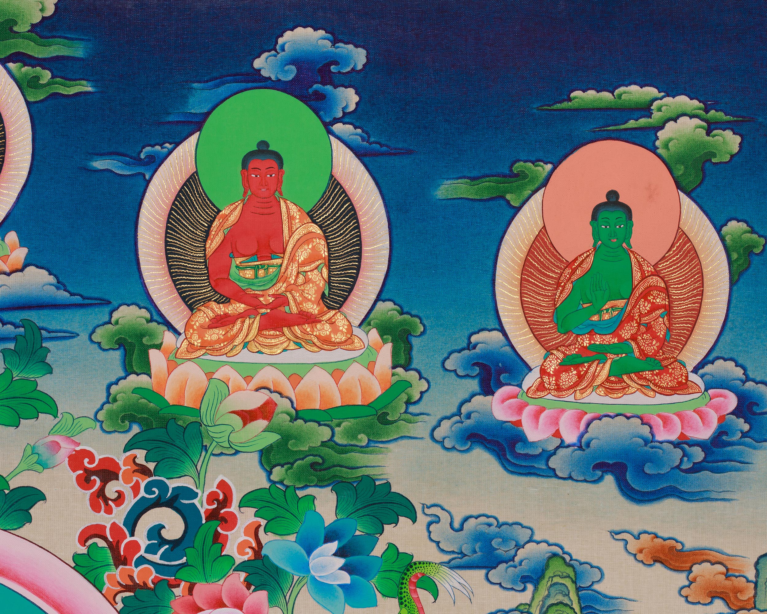 Buddhist Sita Tara Thangka | Revered Female Buddha and Bodhisattva In Tibetan Buddhism