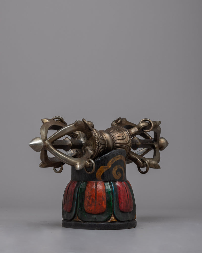 Tibetan Iron Vajra | Handcrafted Buddhist Symbol