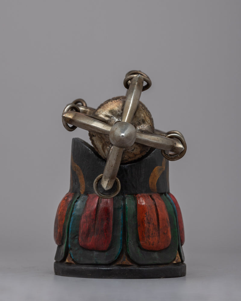 Tibetan Iron Vajra | Handcrafted Buddhist Symbol
